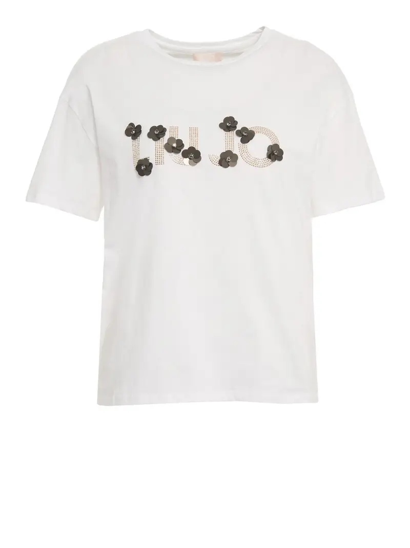 t-shirt liu jo da donna - bianco