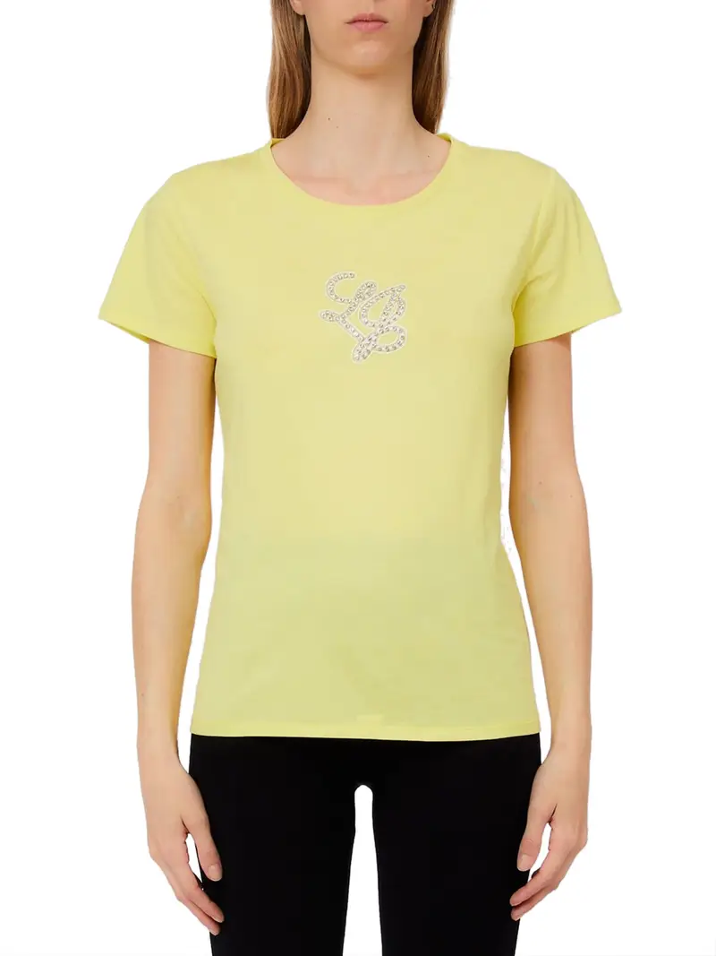 t-shirt liu jo da donna - giallo