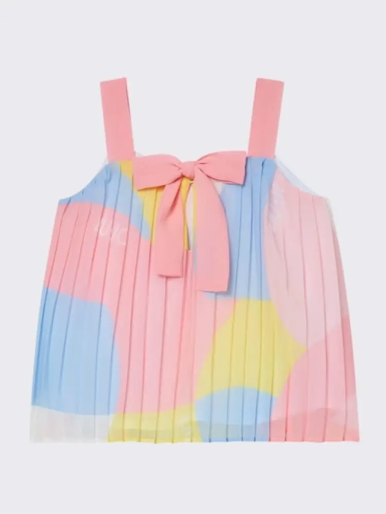 top kids/junior multicolor con bretelle