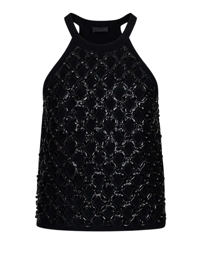 top liu jo da donna - nero