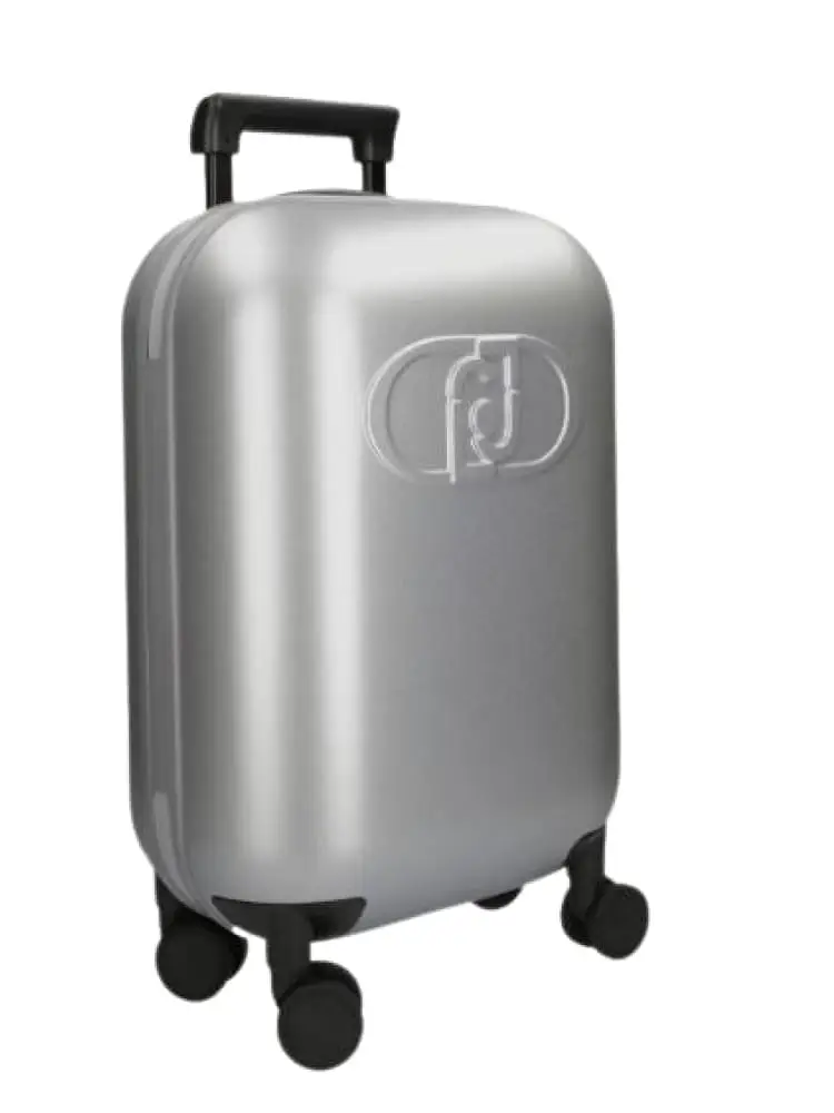 trolley rigido grigio