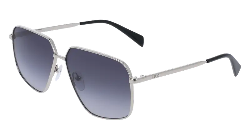 Liu Jo Unisex LJ162S 040 Occhiali da sole Metallo Argento  Pilot Normale