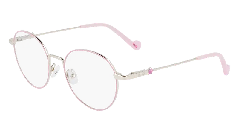 Liu Jo Unisex LJ3103 714 Montature da vista Metallo Oro  Rotonda  Normale