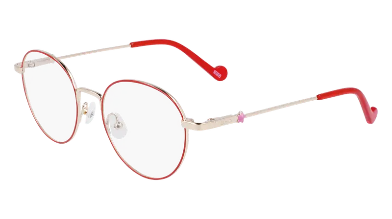 Liu Jo Unisex LJ3103 721 Montature da vista Metallo Oro  Rotonda  Normale