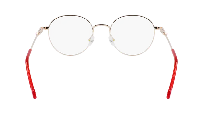 Liu Jo Unisex LJ3103 721 Montature da vista Metallo Oro Rotonda Normale miniatura 3