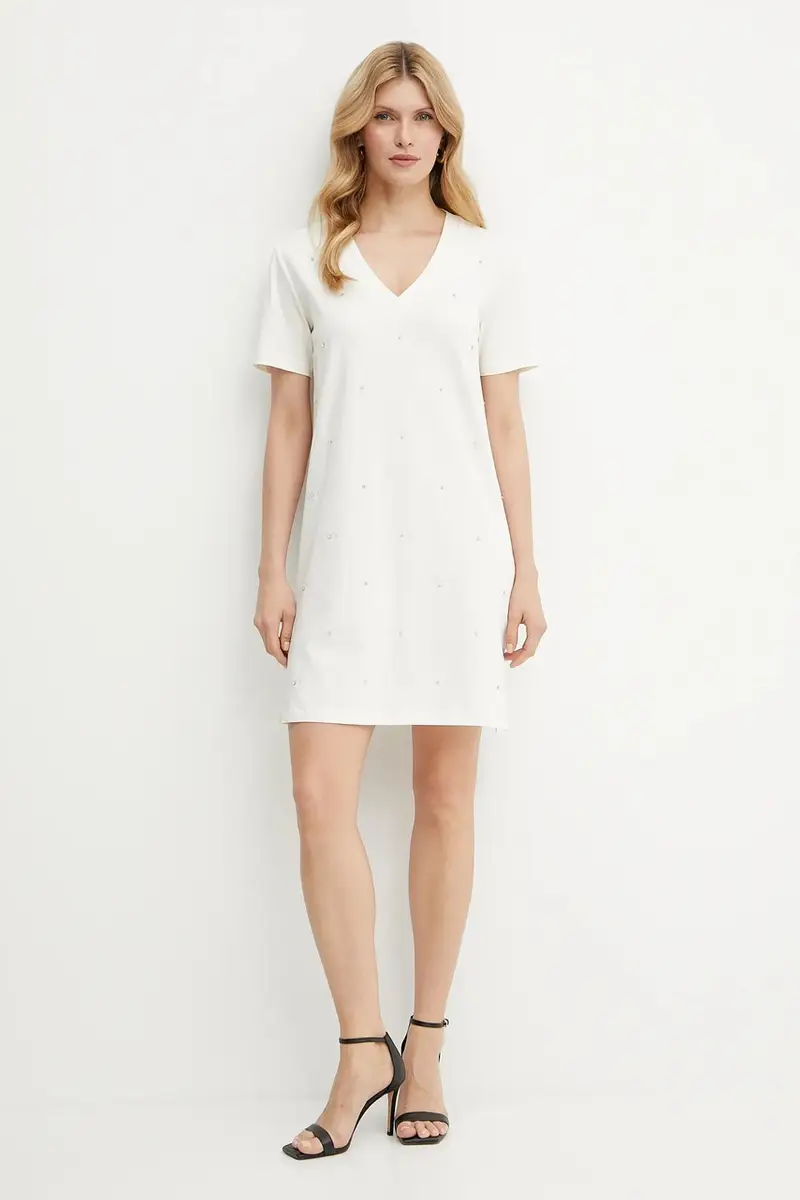 vestito colore beige TA5192 JS088 miniatura 2