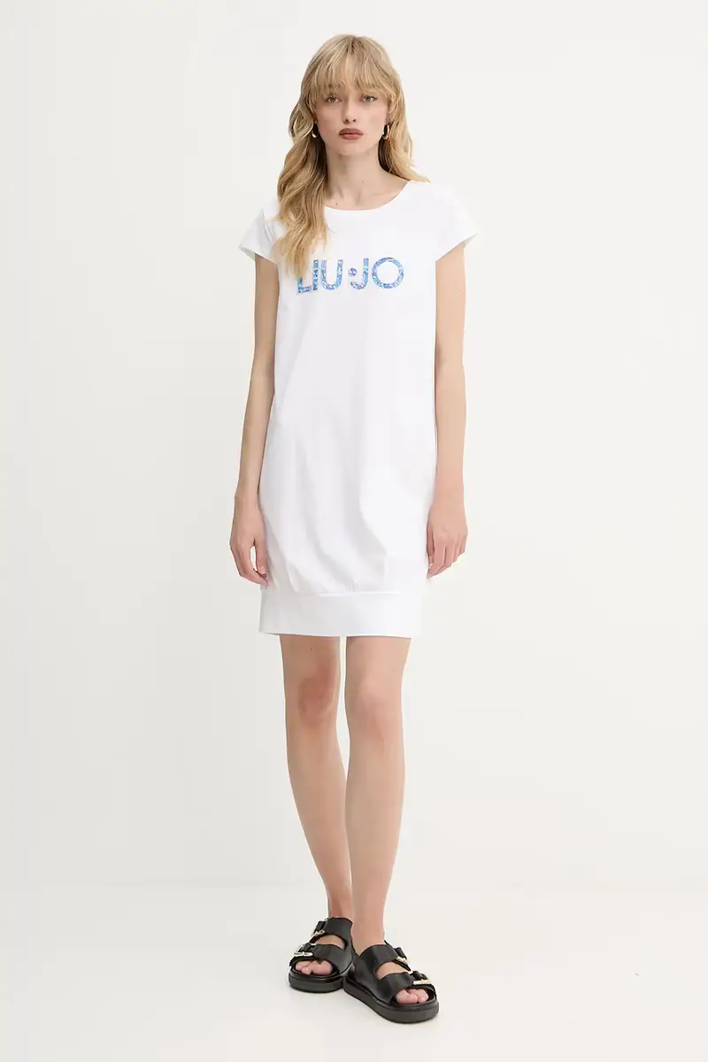 vestito colore bianco VA5194.JS003 miniatura 2