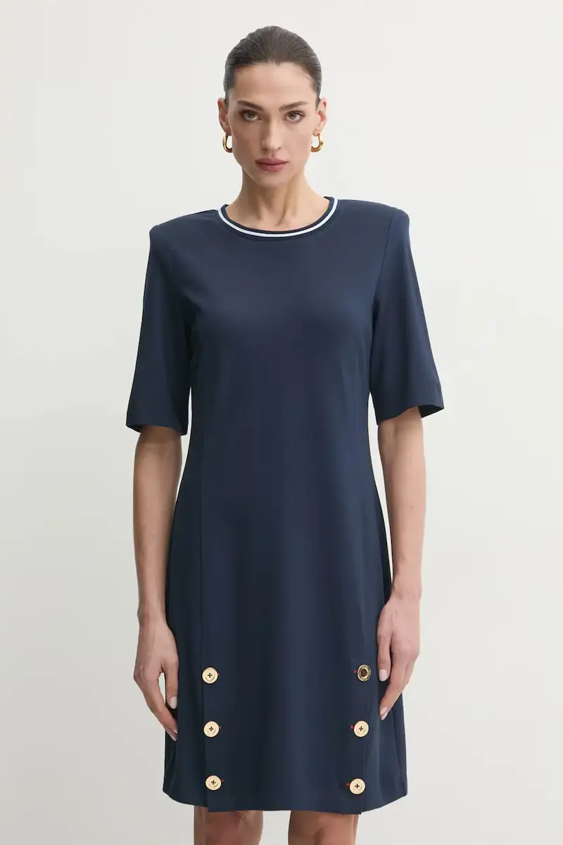 vestito colore blu navy TA5292 JS182