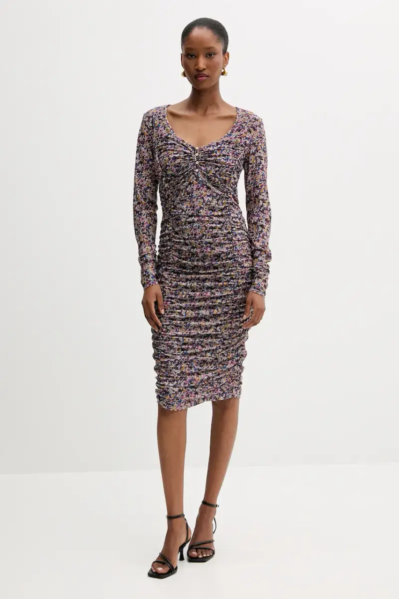 vestito colore granata MF5080 J3821 miniatura 2