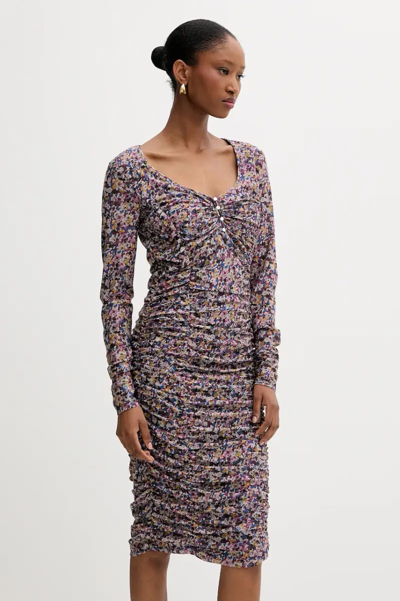 vestito colore granata MF5080 J3821