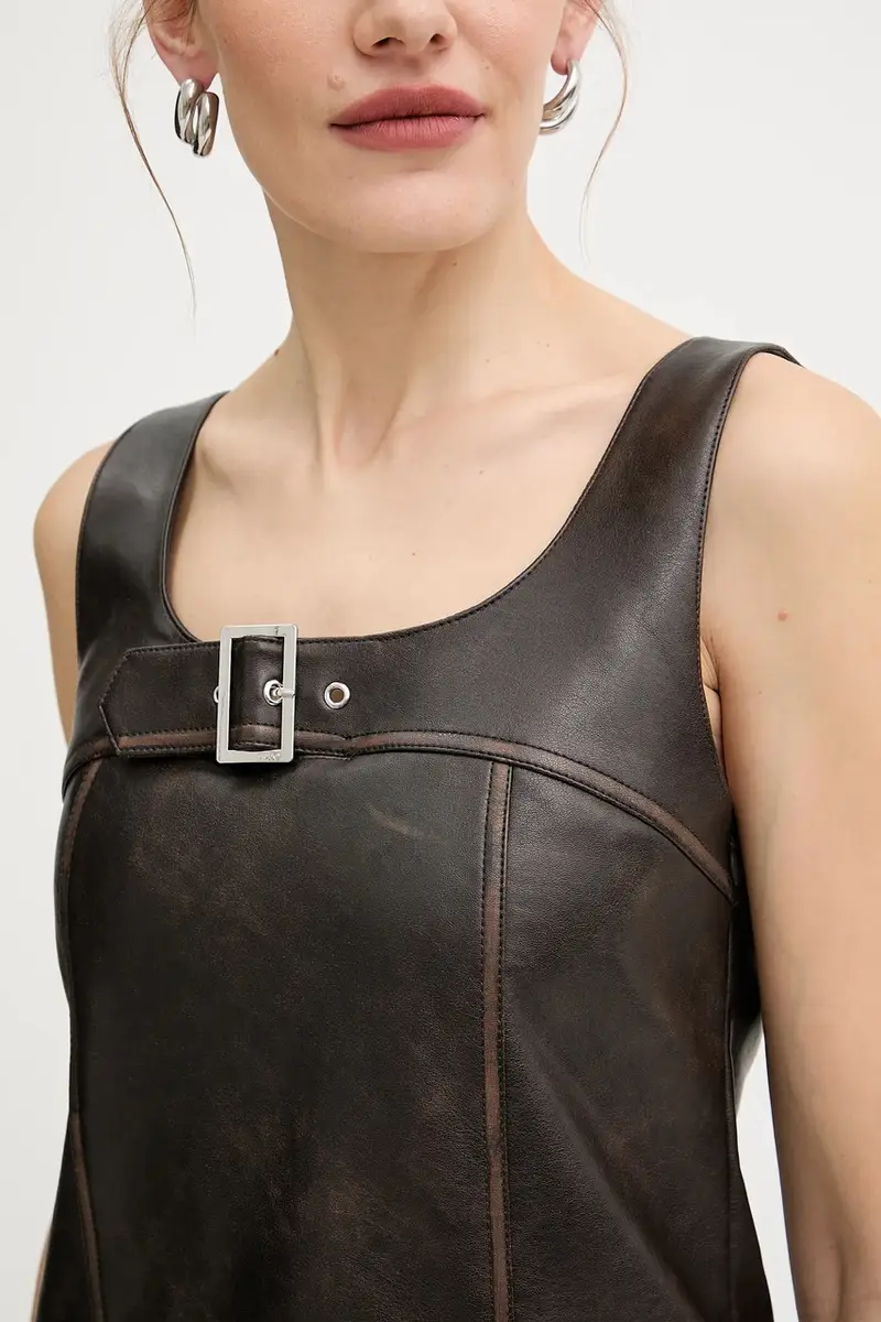 vestito colore marrone MF5314 E1051 miniatura 5