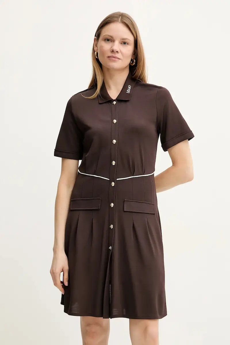 vestito colore marrone TA5207 J4883