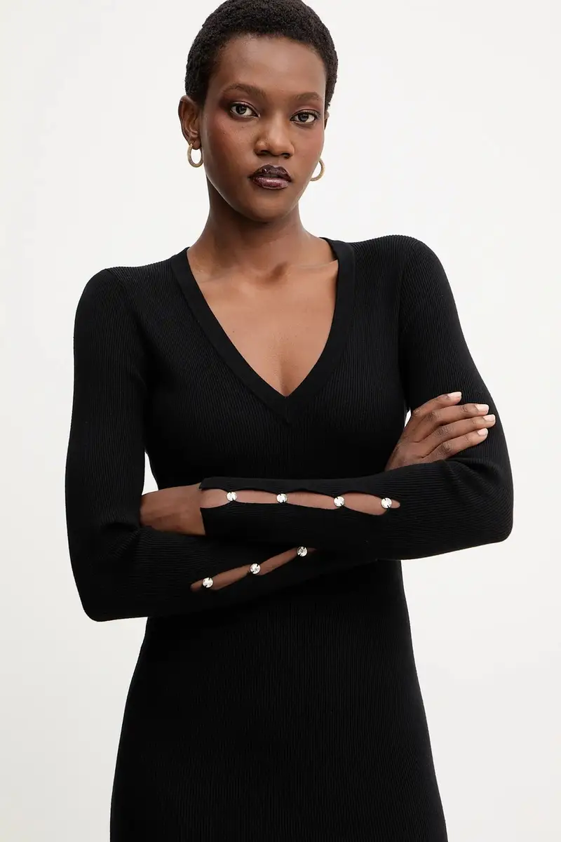 vestito colore nero MF5036 MS99E miniatura 5