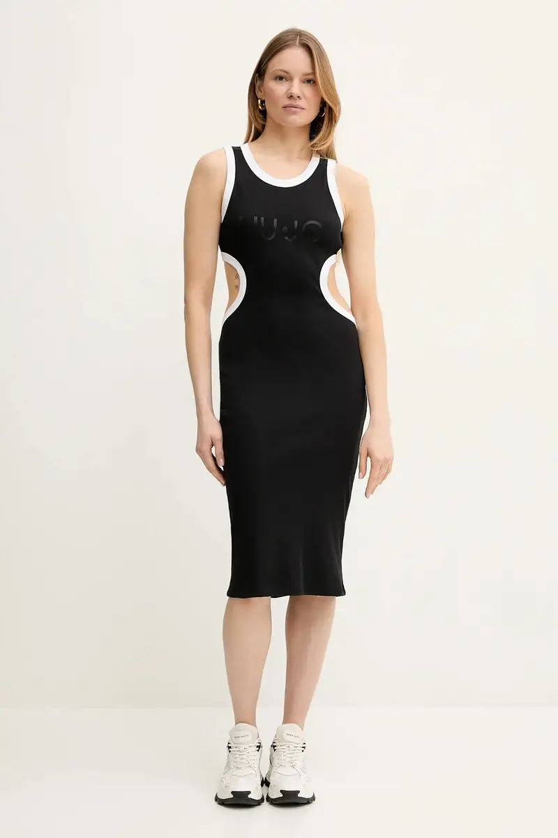 vestito colore nero VA5043.J4822 miniatura 2