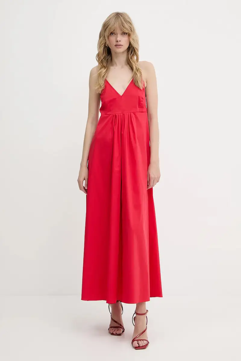 vestito colore rosso VA5069.TS330