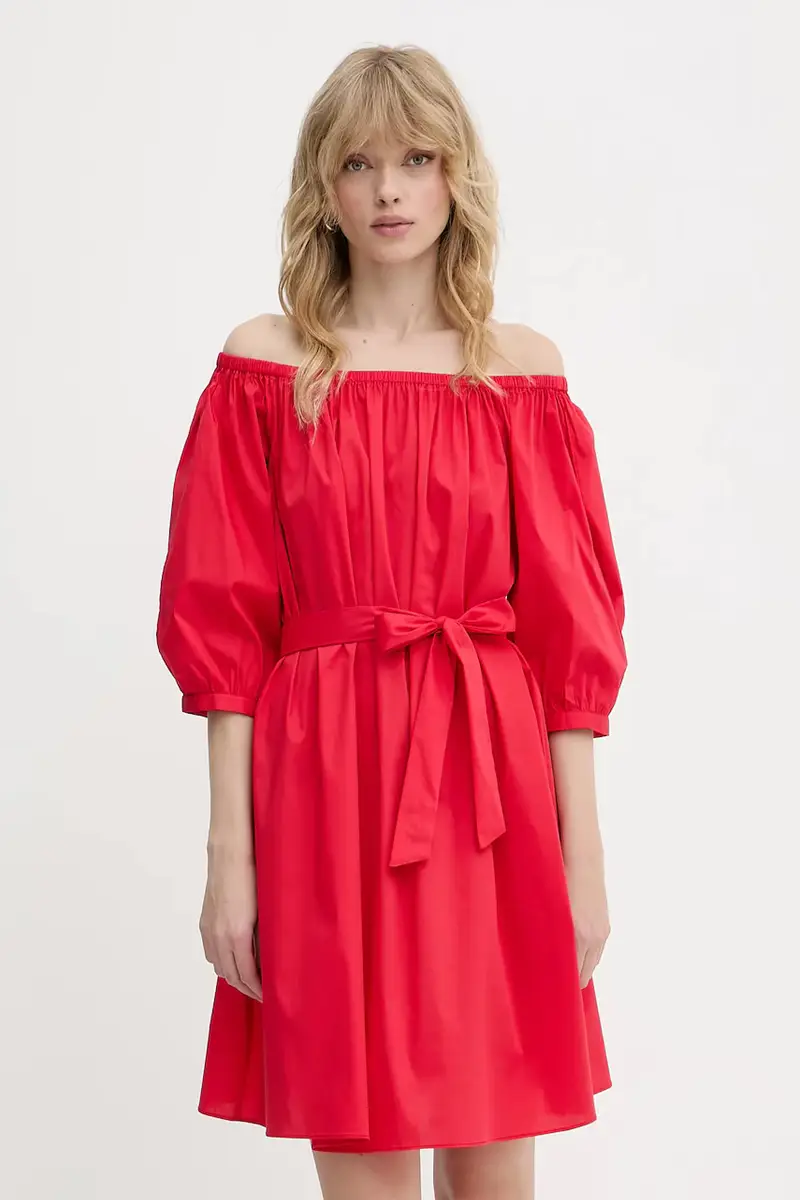 vestito colore rosso VA5177.TS330