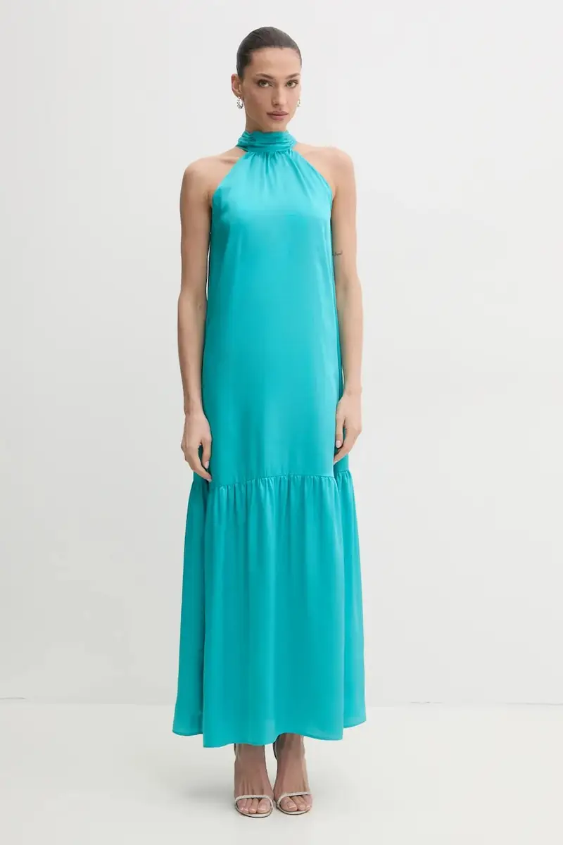 vestito colore turchese WA5393.T5973