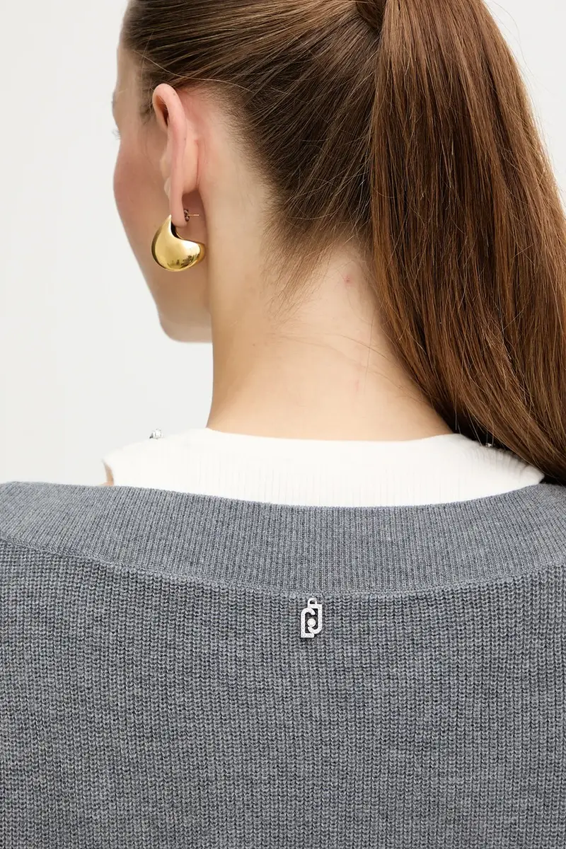 vestito con lana colore grigio MF5161 MA85Q miniatura 5