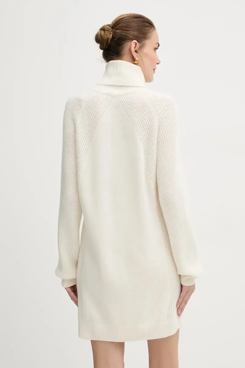 vestito in lana colore bianco MF5063 MS009 Beige miniatura 3