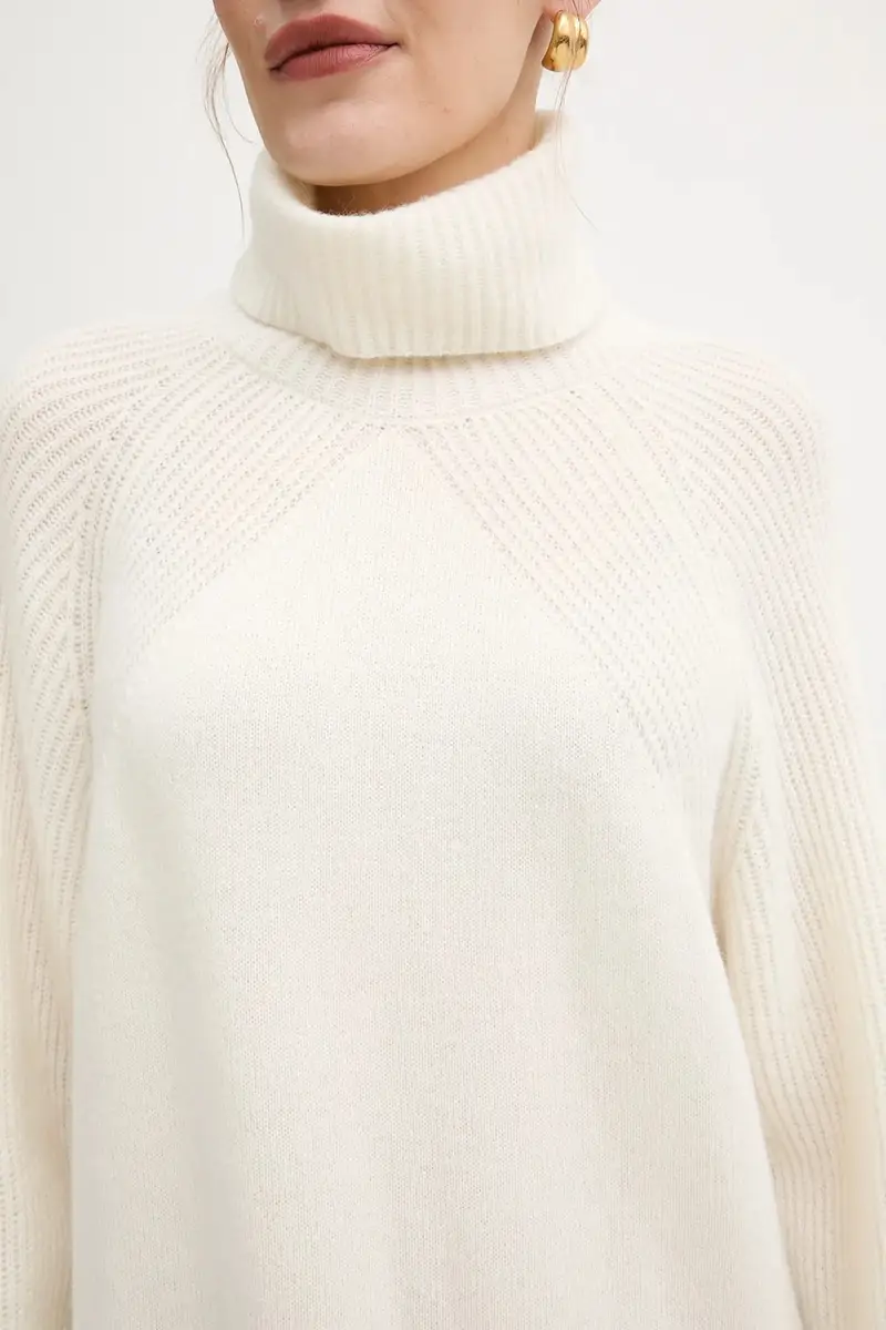 vestito in lana colore bianco MF5063 MS009 Beige miniatura 5