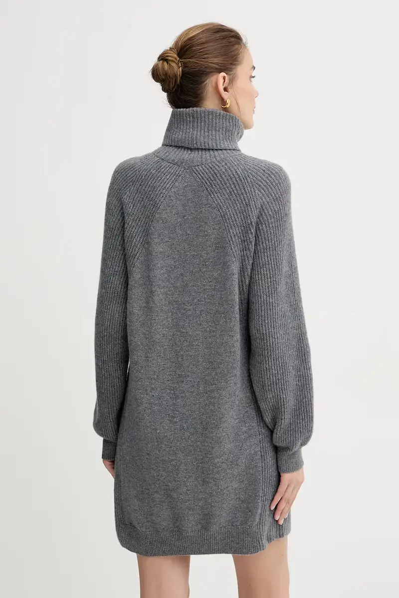 vestito in lana colore grigio MF5063 MS009 miniatura 3