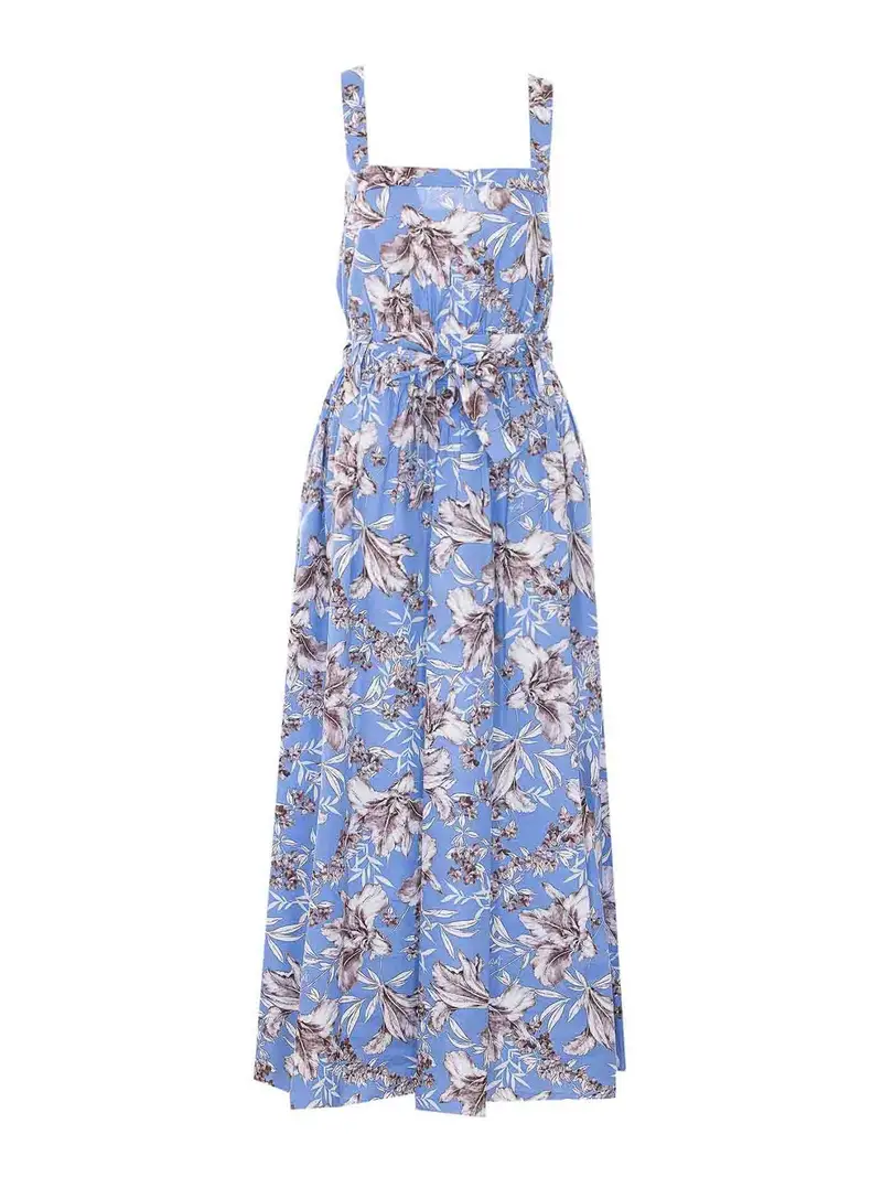 Vestito lungo azzurro Blu