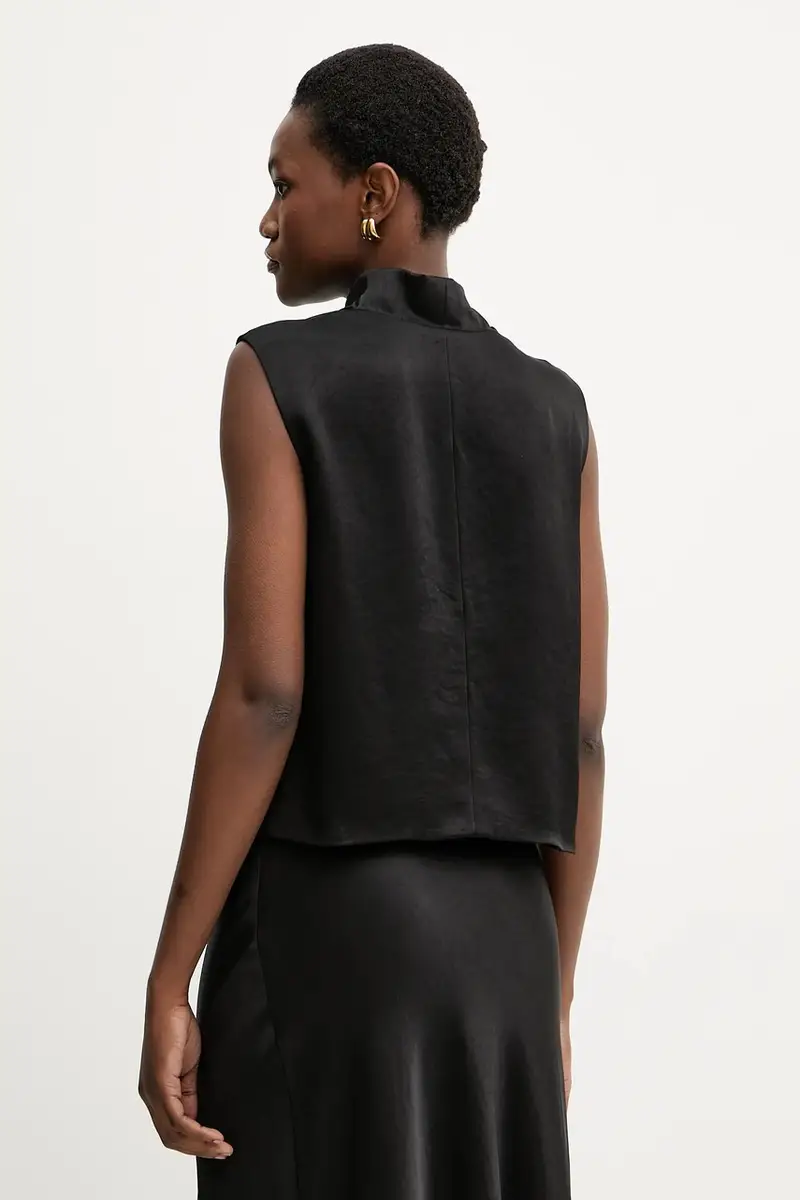 camicetta donna colore nero F5WS61 miniatura 3