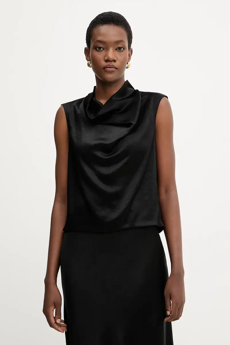 camicetta donna colore nero F5WS61