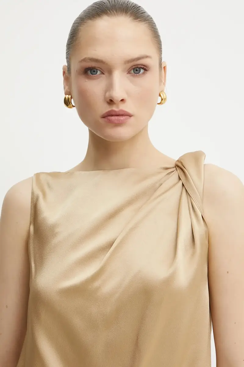 camicetta donna colore verde F5SS68 miniatura 4