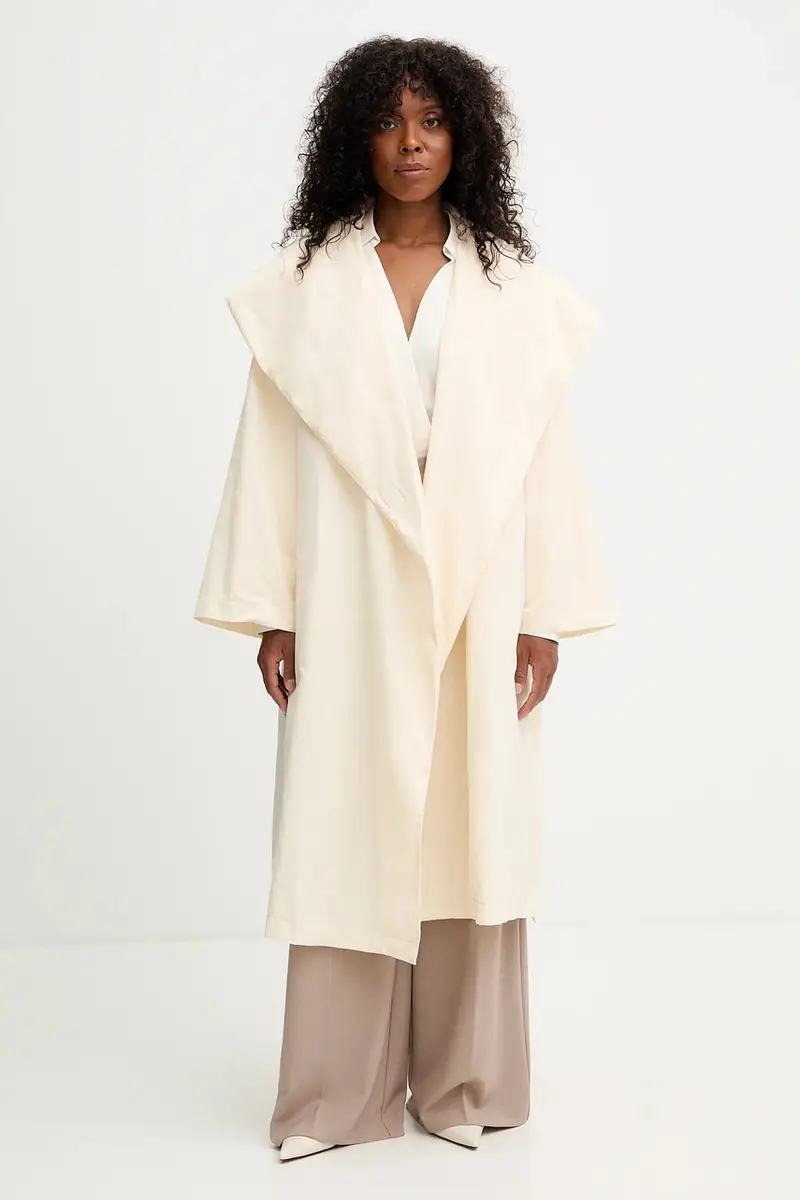 cappotto colore beige F5WW44 miniatura 2