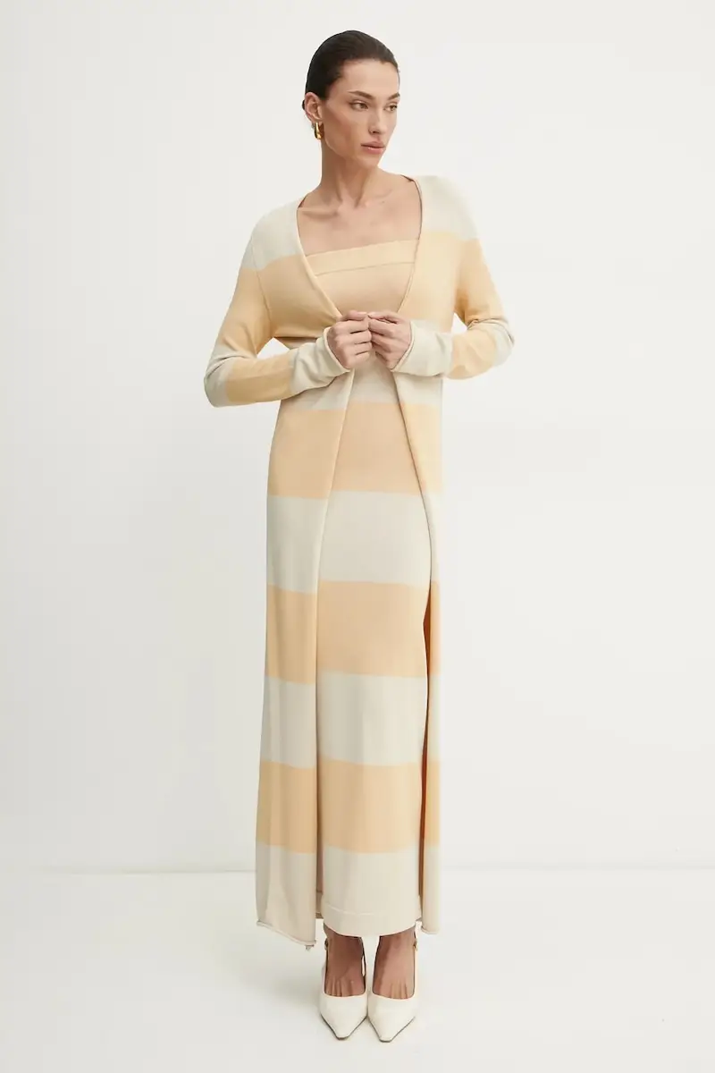 LIVIANA CONTI Cardigan Donna Giallo 2221928