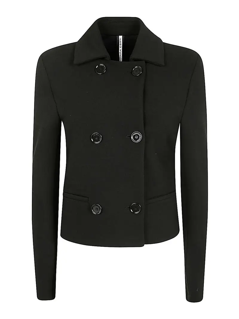 Giacca a quadri Nero