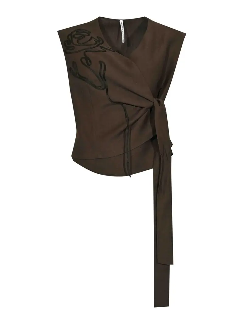 LIVIANA CONTI Gilet Marrone 4316591