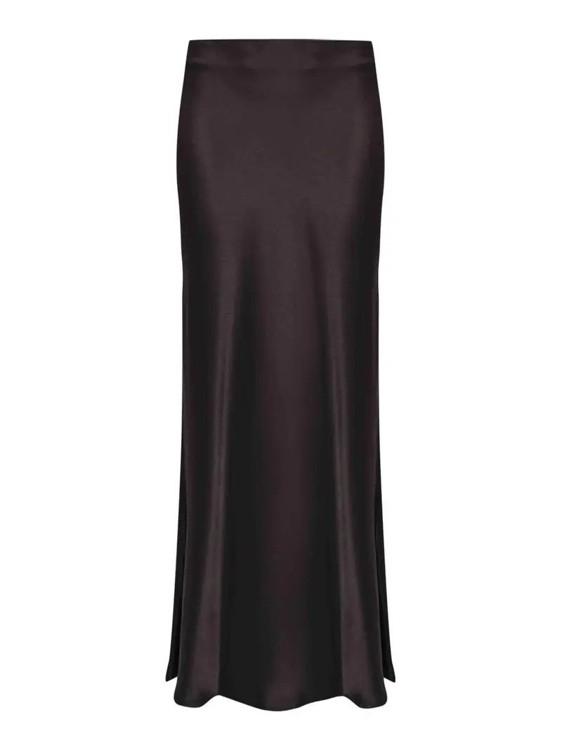 Gonna Lunga Bessie Marrone Scuro