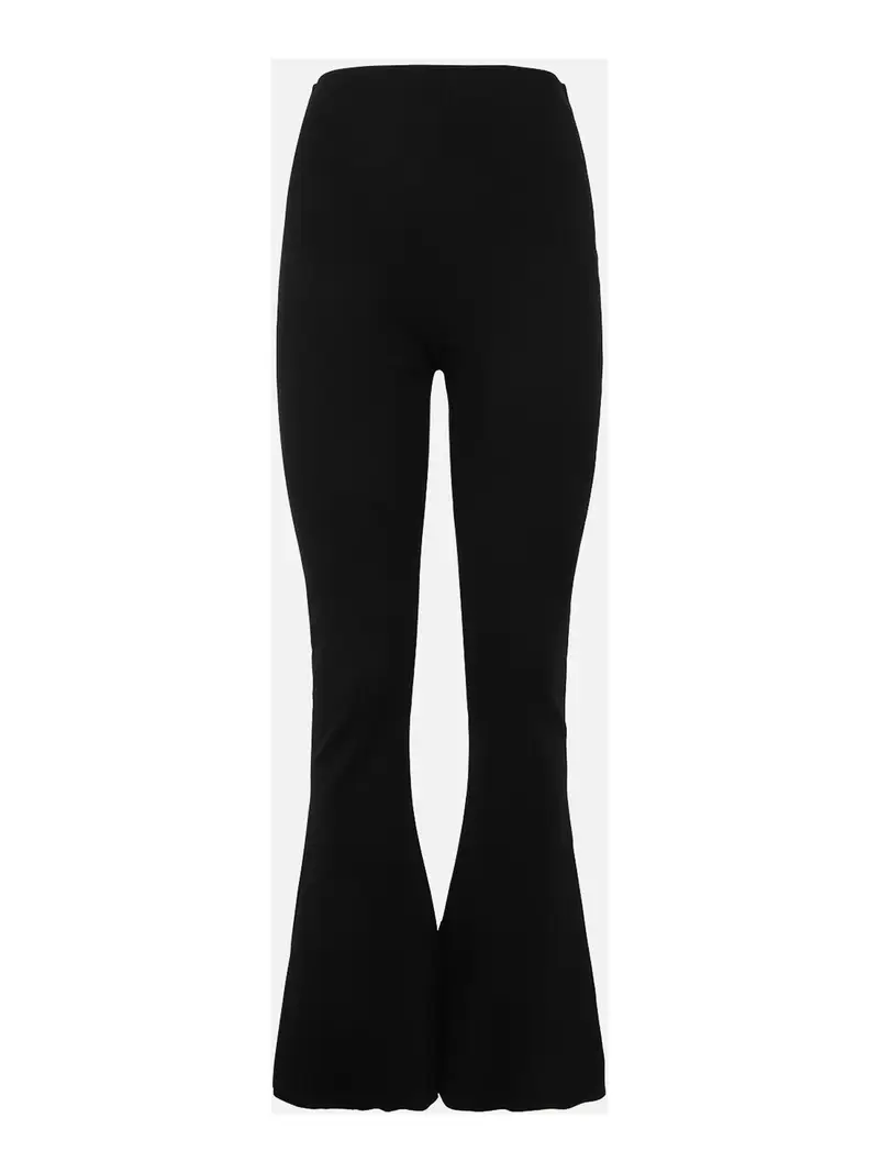 Pantaloni a zampa Nero