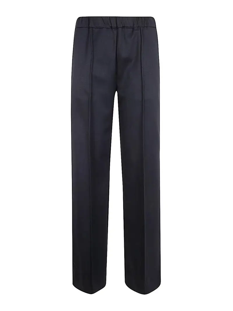 Pantaloni con elastico in vita Blu