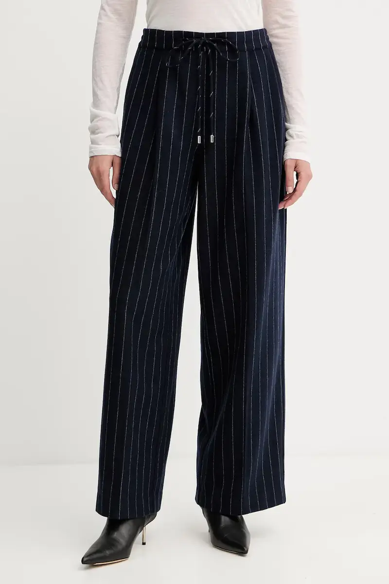 pantaloni donna colore blu navy F5WL32