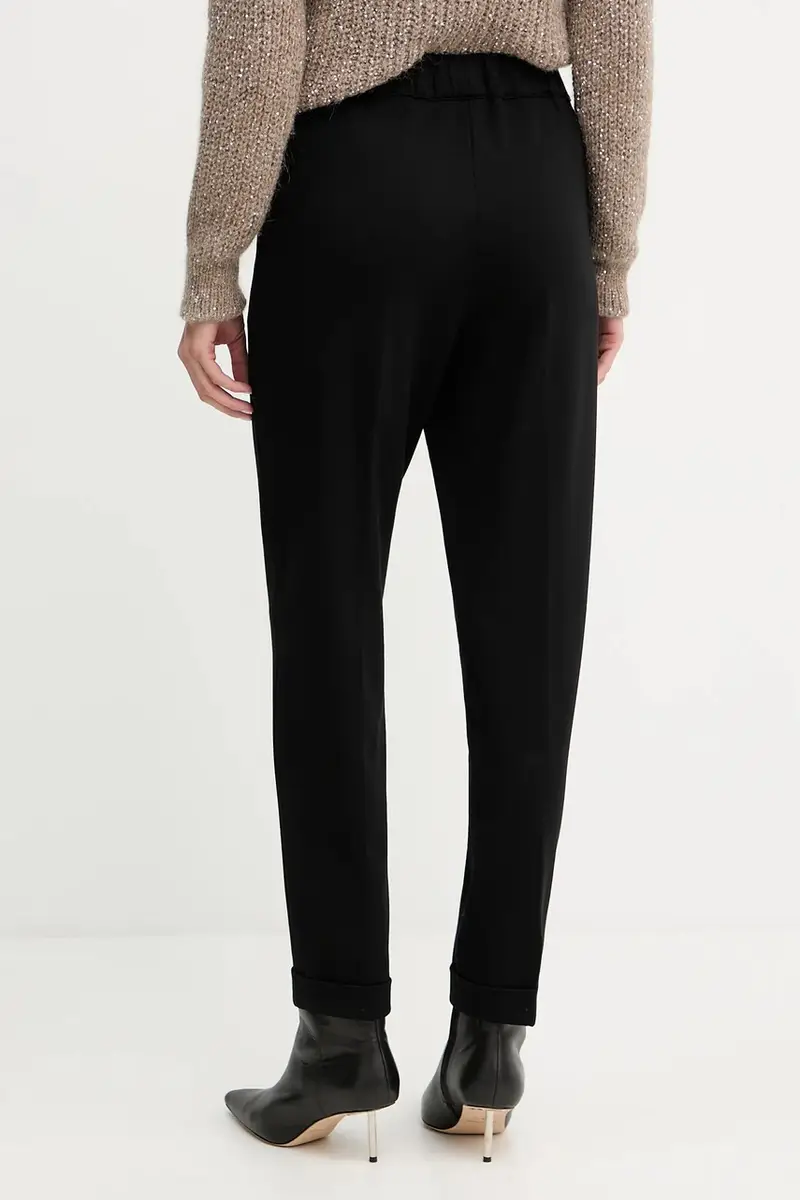 pantaloni donna colore nero CNTI86 miniatura 3