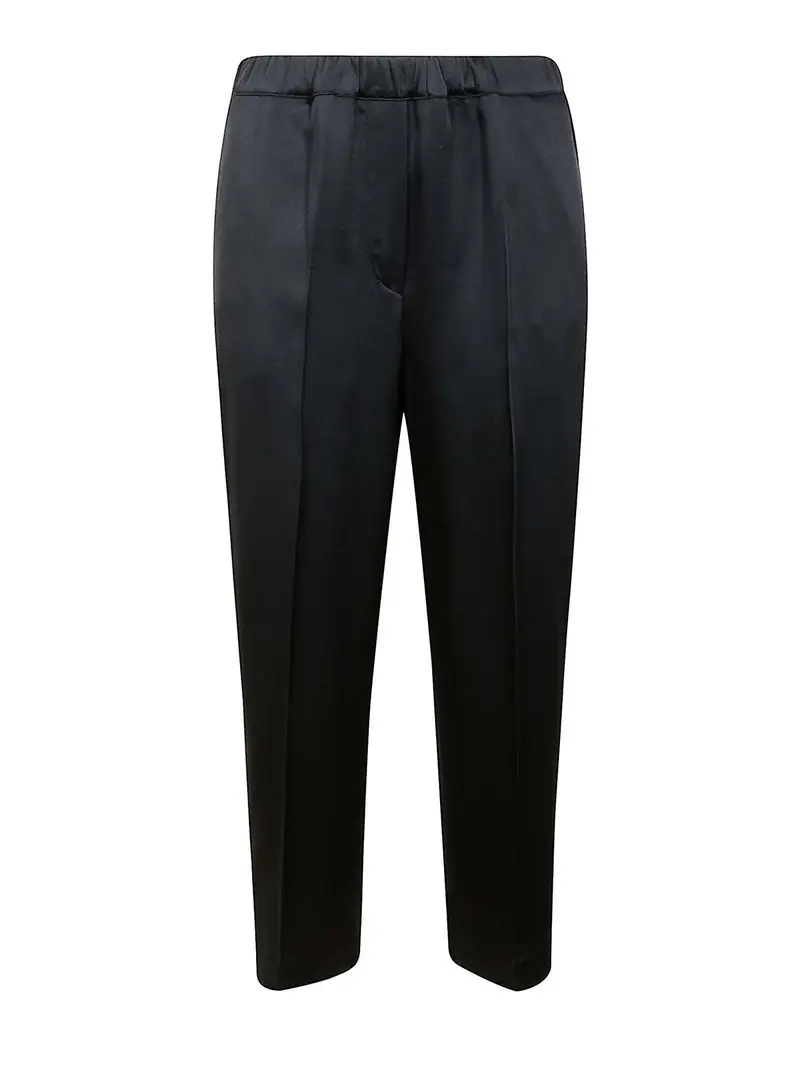 Pantaloni in vita elastica Nero