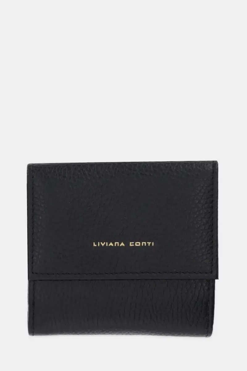 portafoglio in pelle donna colore nero A5WB53