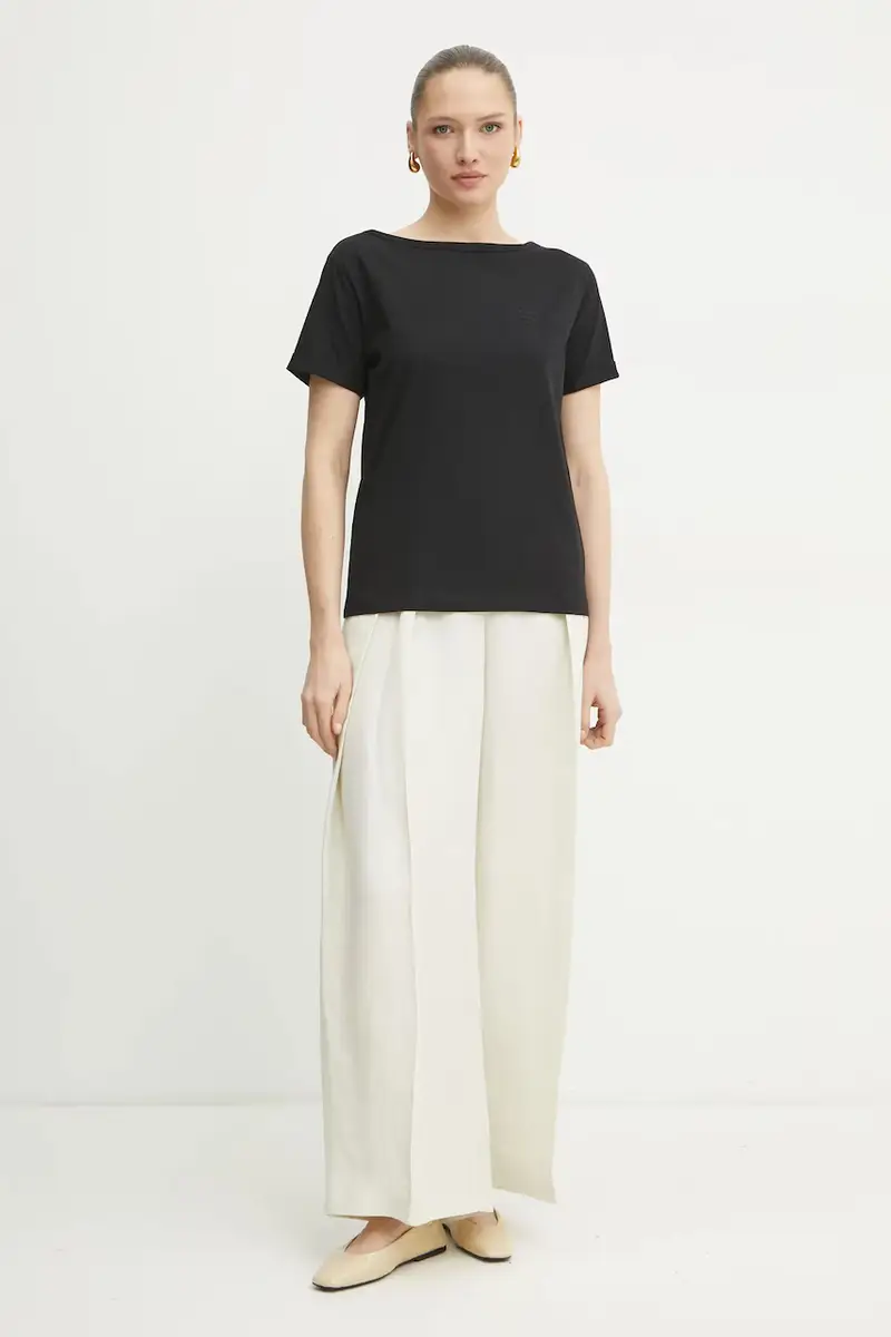 LIVIANA CONTI T-shirt Donna Nero 3335416 miniatura 2