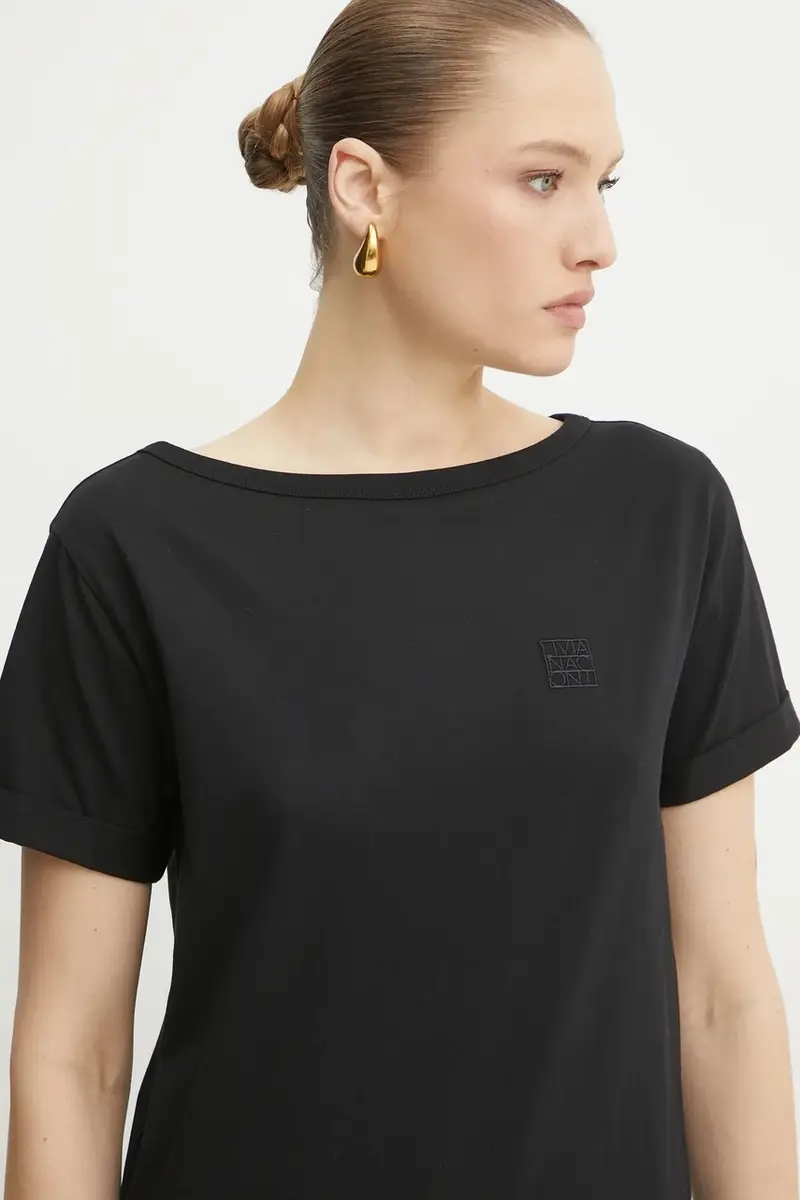 LIVIANA CONTI T-shirt Donna Nero 3335416 miniatura 4