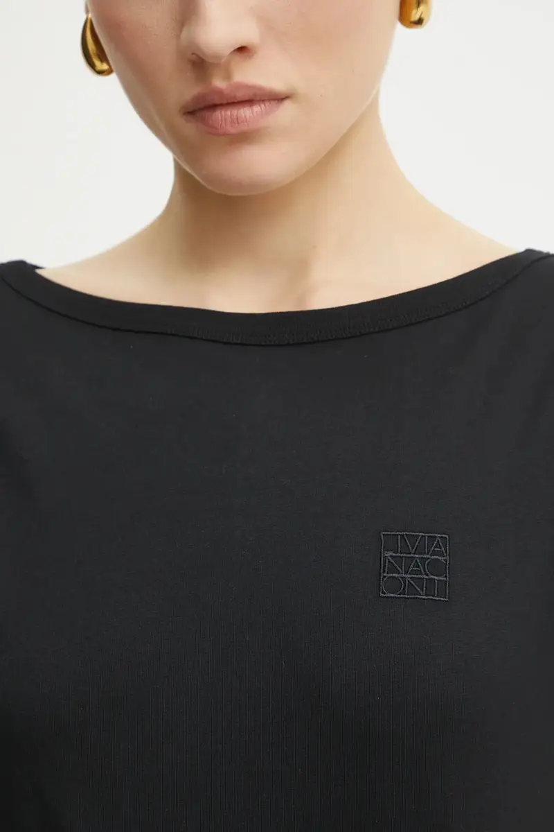 LIVIANA CONTI T-shirt Donna Nero 3335416 miniatura 5