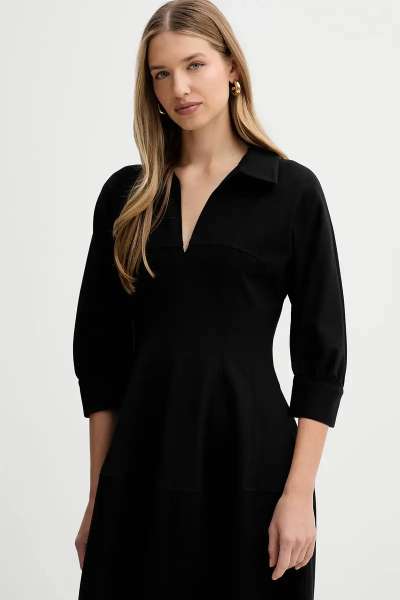 Liviana Conti Maglia nera con maniche a campana miniatura 4