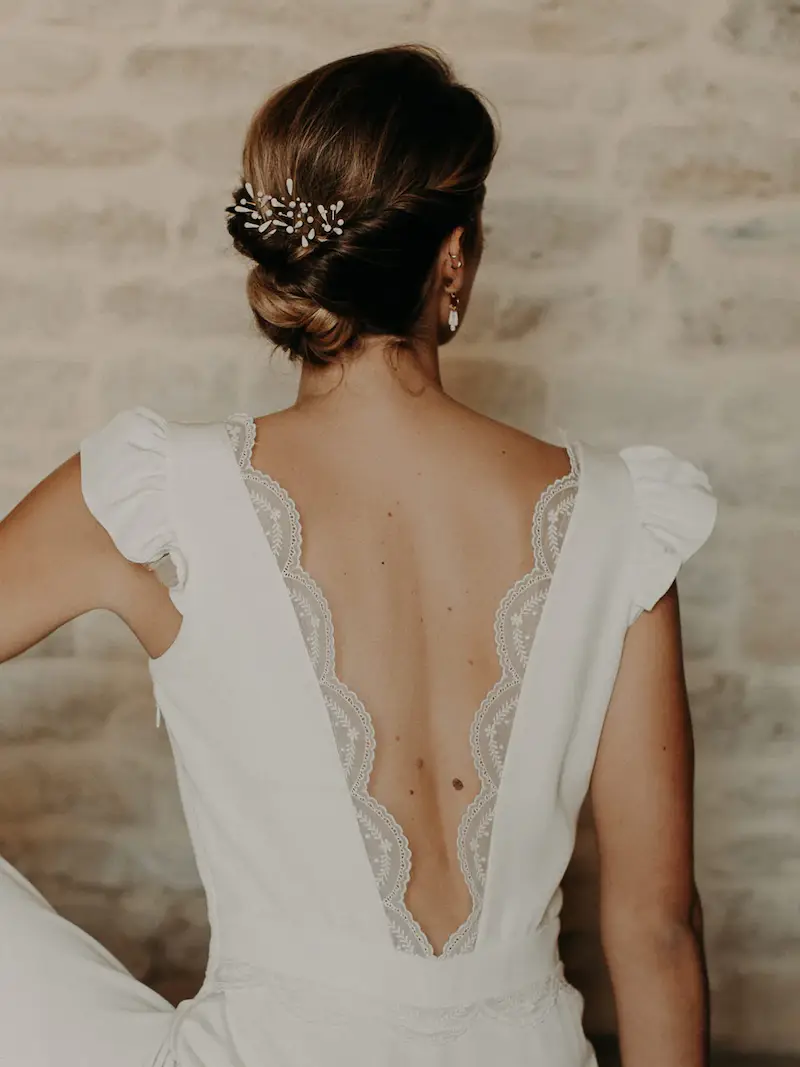 Lizeron Elise Fermagli per capelli Bianchi