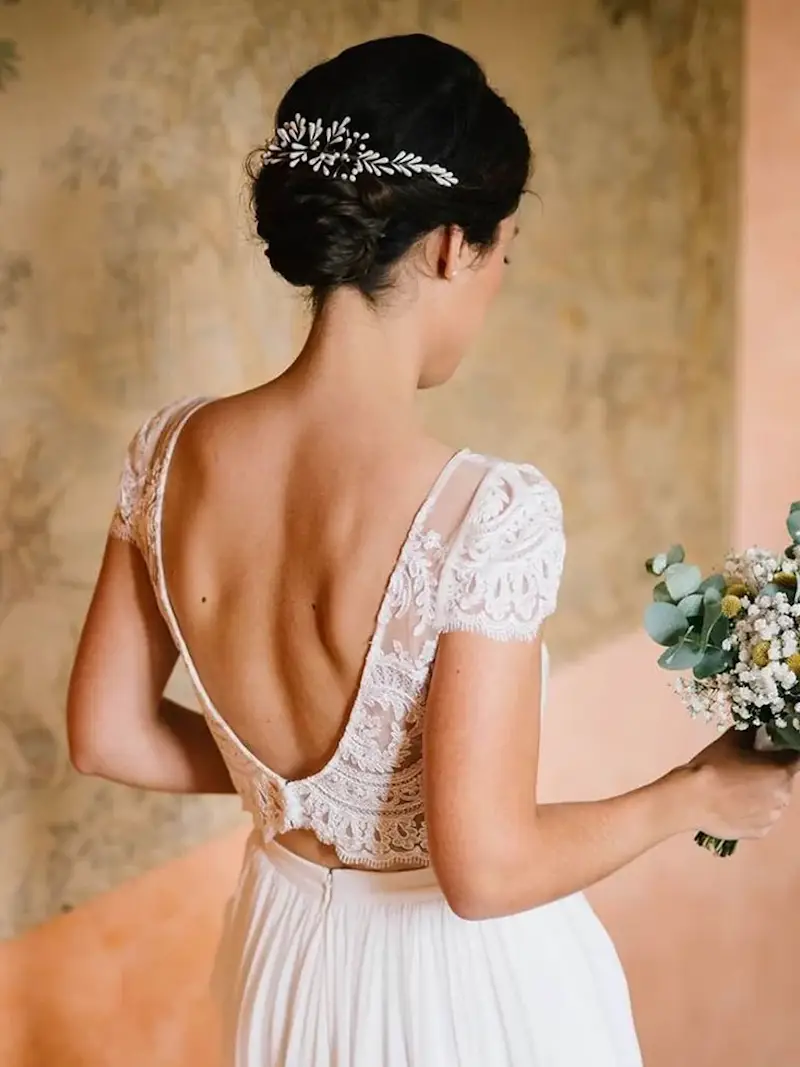 Lizeron Pettine per i capelli Bianco