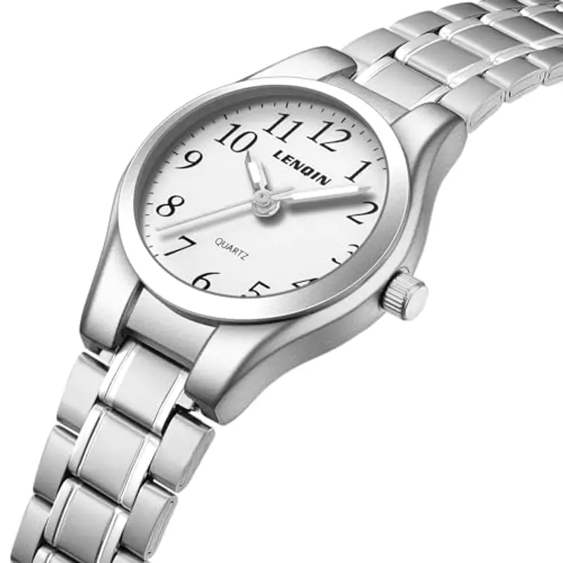 LN LENQIN Orologi analogici Donna Argento 941623 miniatura 3