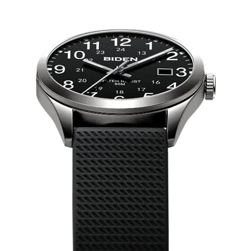 LN LENQIN Orologio Uomo Analogico al Quarzo Impermeabile Casual d'affari di Moda Luminoso con Data e Cinturino in miniatura 3