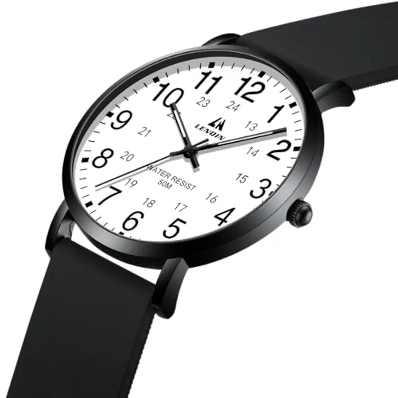 LN LENQIN Orologi analogici Uomo Nero 1606575 miniatura 3