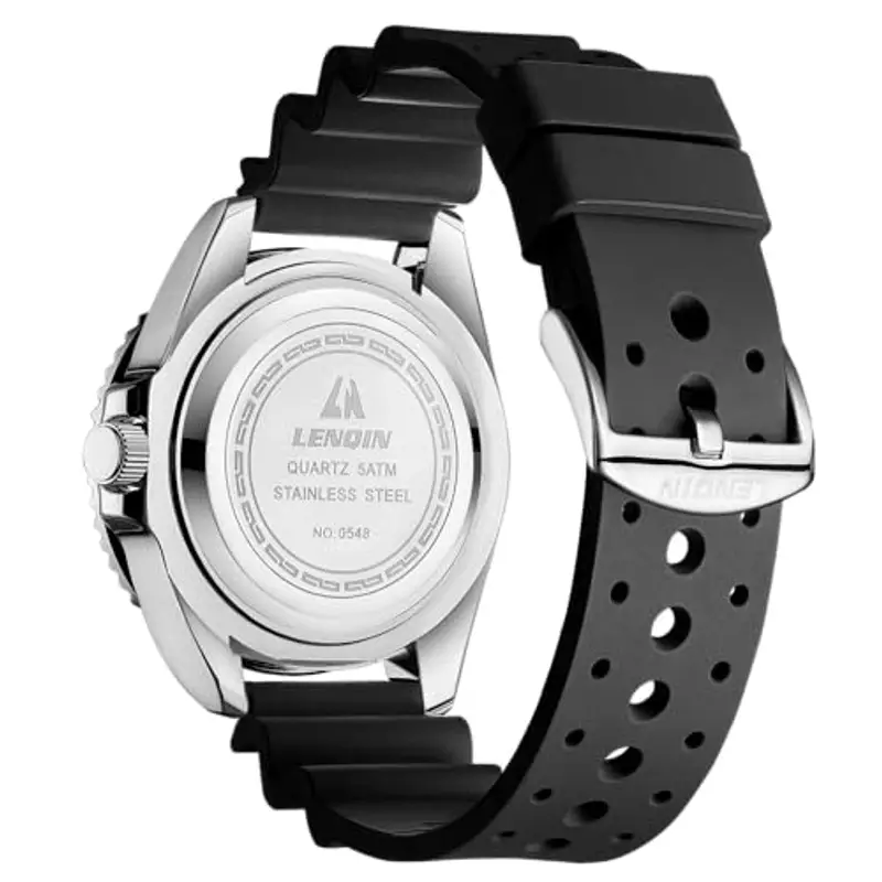 LN LENQIN Orologio Uomo Orologi in Acciaio Inossidabile Da Uomo Orologio Analogico Al Quarzo Impermeabile Orologi Da Polso Da Uomo Con Data Orologi Casual Alla Moda Luminosi miniatura 2